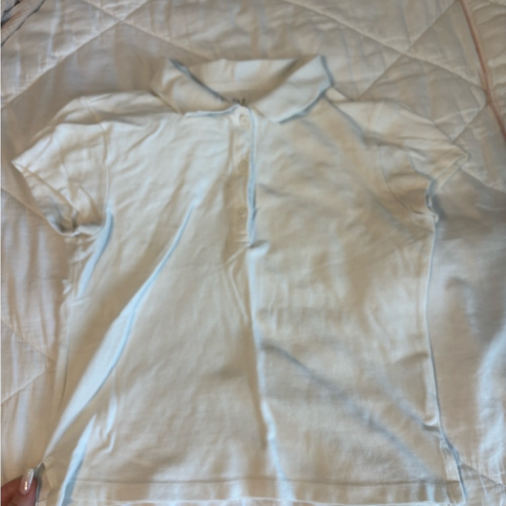 🩷Girls gap teen white collared button up size 14 to 16